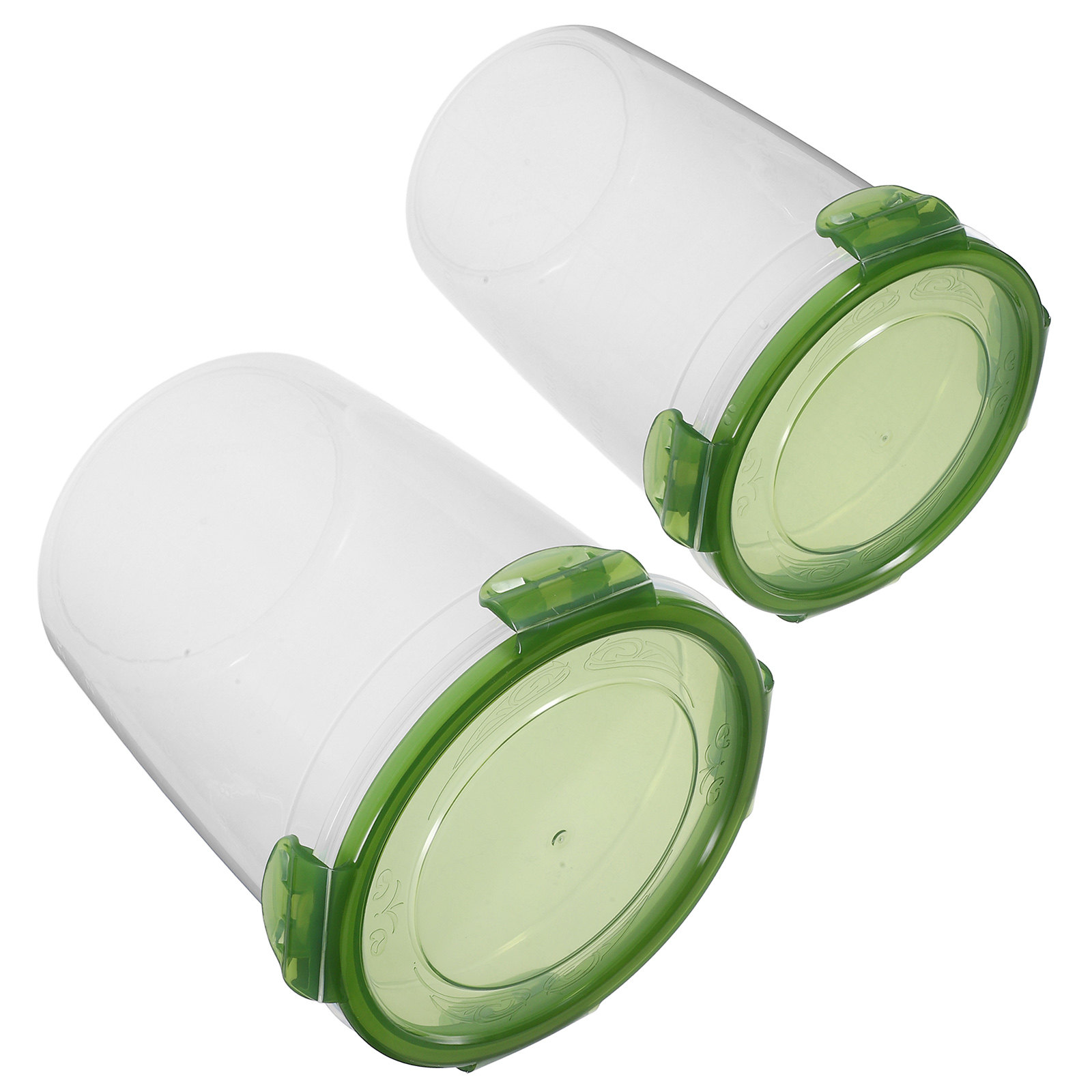 2Pcs Airtight Food Jar PP Plas - Coffee Tea Sugar ulasan dan harga