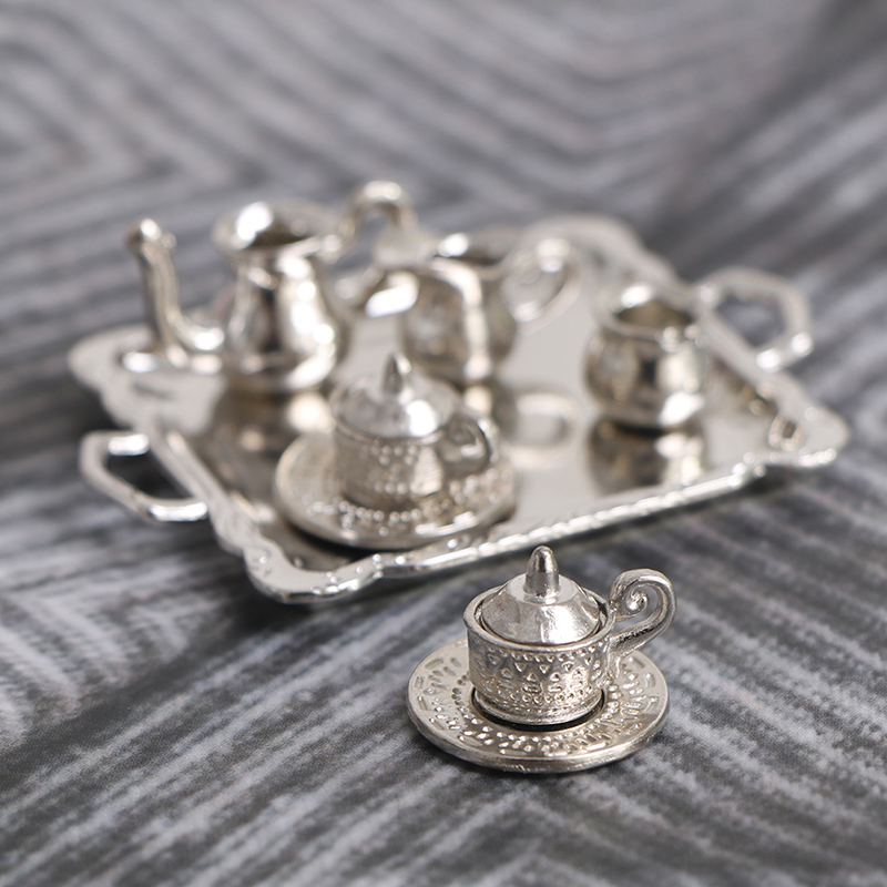 -*10pcs 1/12 Dollhouse Miniatu - Coffee Tea And Sugar Set ulasan dan harga