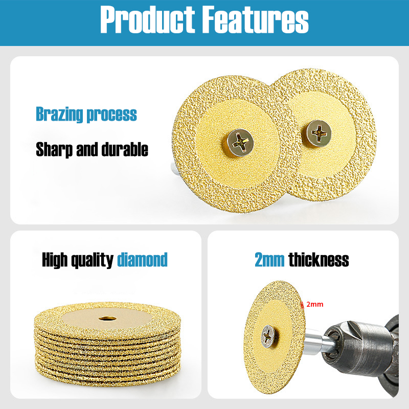 40mm Braze Diamond Saw Blade M - Burr Hand Grinder ulasan dan harga