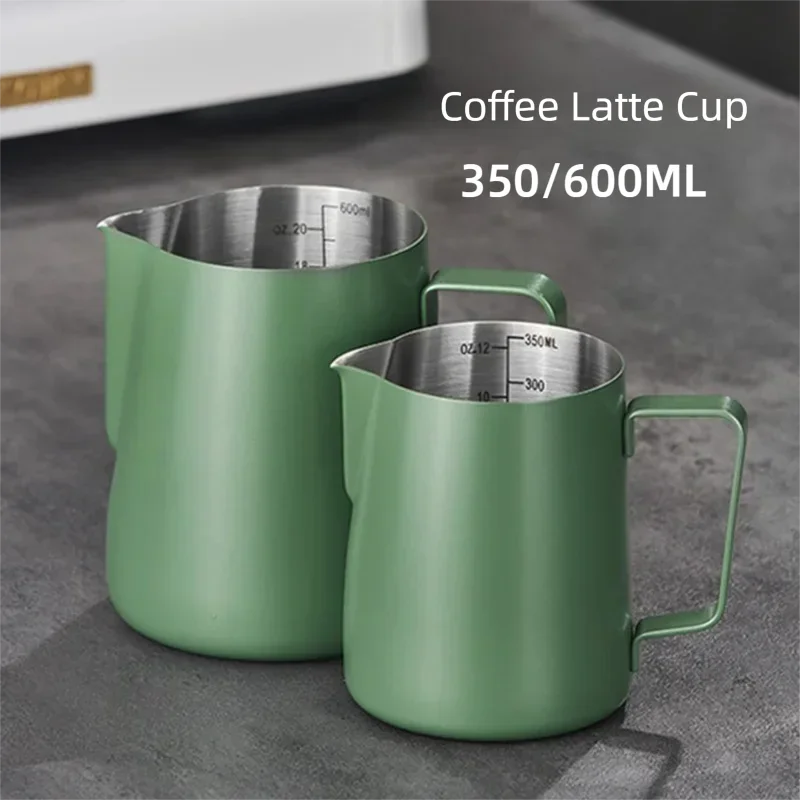 350/600ML Coffee Milk Frothing - Barista Milk Jug ulasan dan harga