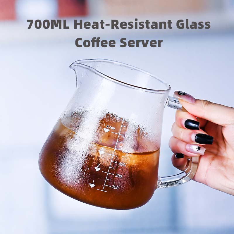 New High Borosilicate 700ml  G - Coffee Tea And Sugar Set ulasan dan harga