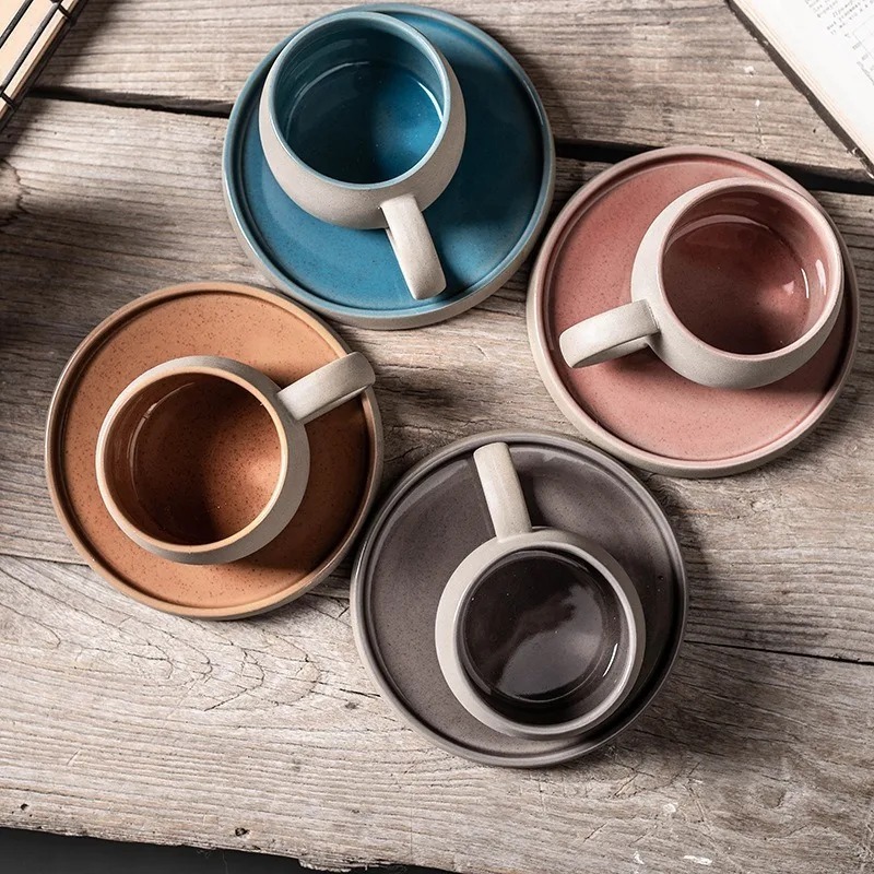 Ceramic Coffee Cup Set Japanes - Coffee Tea And Sugar Set ulasan dan harga