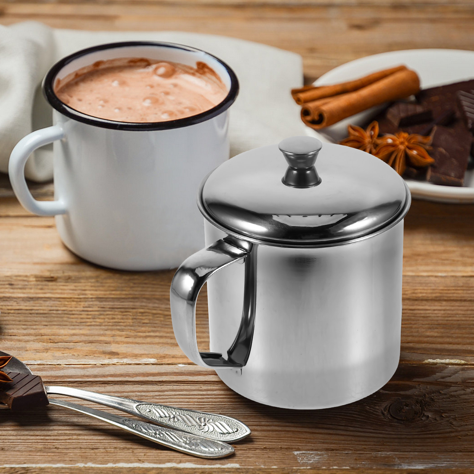Stainless Steel Kids Water Cup - Coffee Tea & Espresso Appliances ulasan dan harga